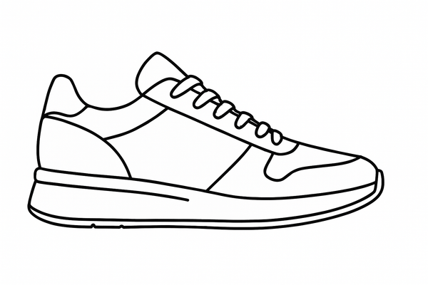 Sneaker outline